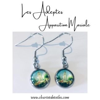 Boucle d’oreilles apparition mariale