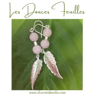 Boucles d’oreilles Douce Feuilles