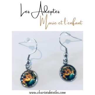 Boucles d’oreilles Marie et l’enfant