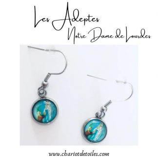 Boucles d’oreilles Notre Dame de Lourdes