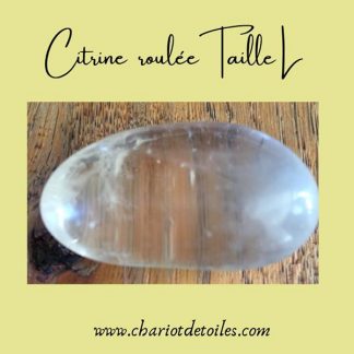 citrine roulée taille l