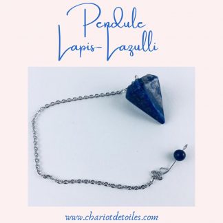 pendule lapis lazuli