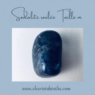 sodalite roulée taille m