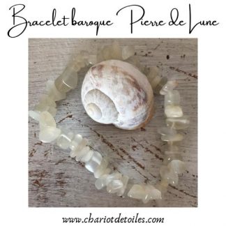 bracelet baroque pierre de lune