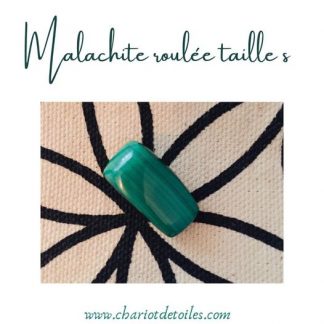 malachite roulée taille s